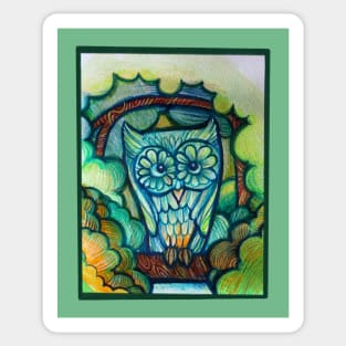 Cute Owl Sticker